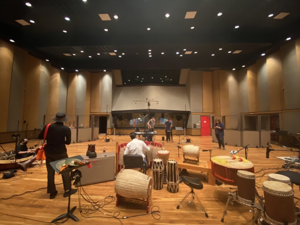 Thai instruments recording studio